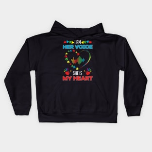 Autism Mom Autistic Daughter Teacher Autism Awareness Kids Hoodie